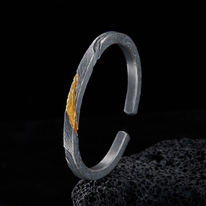 WorldNorse Flowing Fire Gold Inlay Adjustable Bracelet / Ring / Necklace