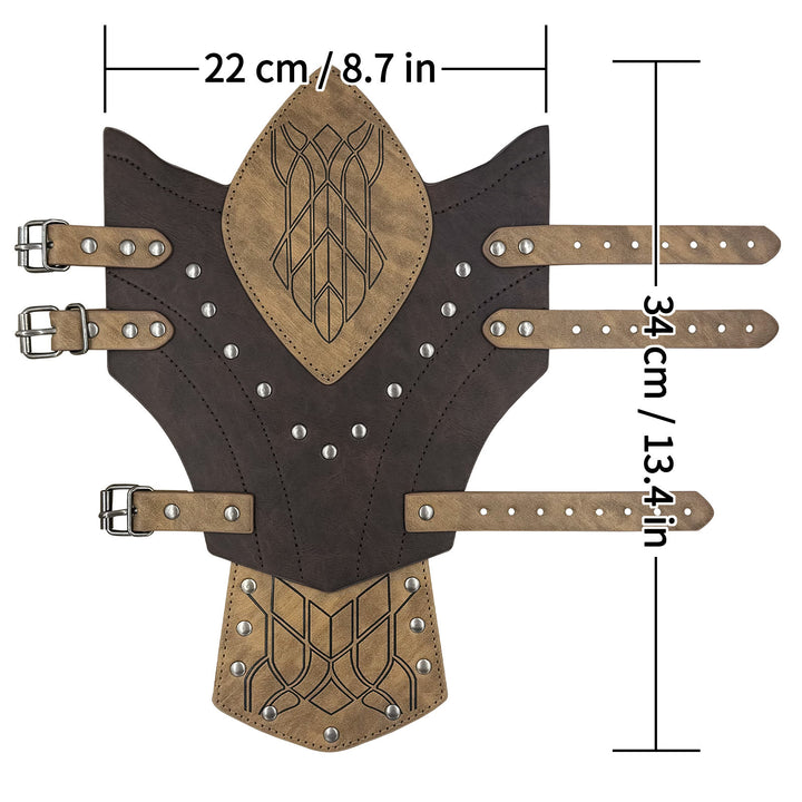 WorldNorse Viking Warrior Eco Leather Arm Bracers