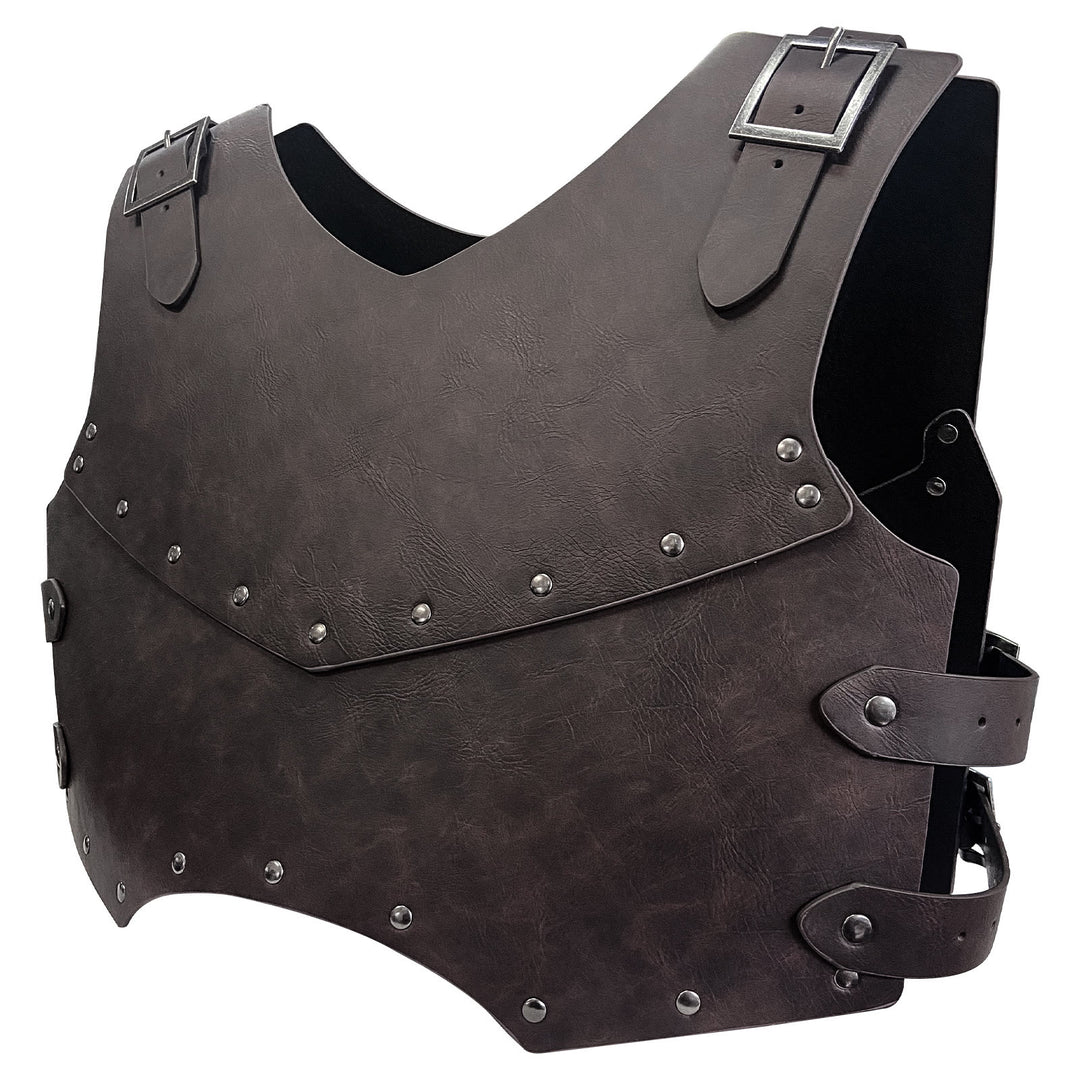 WorldNorse Retro Mercenary Knight Leather Chest Armor