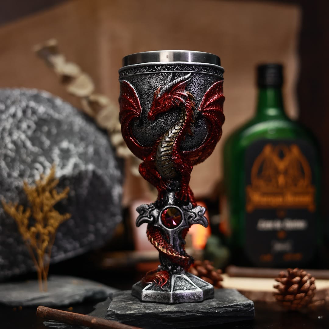 WorldNorse Norse Fly Dragon Sword Goblet