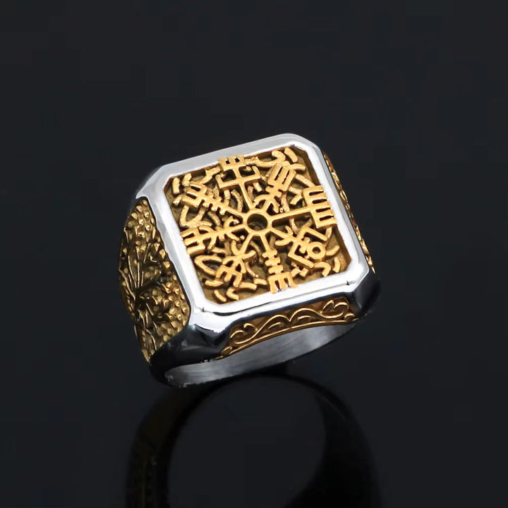 WorldNorse Viking Vegvisir With Yggdrasil Ring