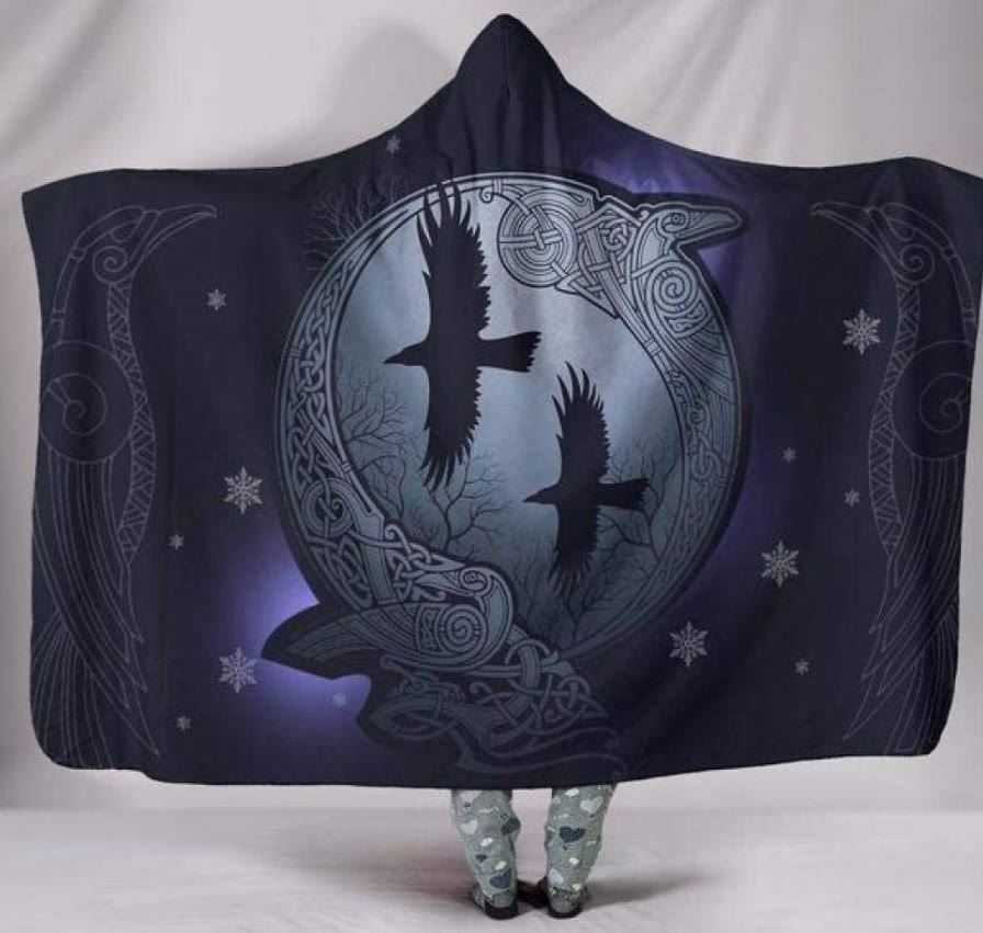 WorldNorse Celtic Knot Hooded Blanket - image 1
