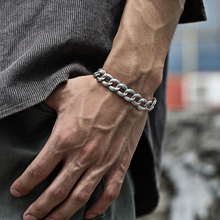 WorldNorse 925 Sterling Silver Feather Bracelet