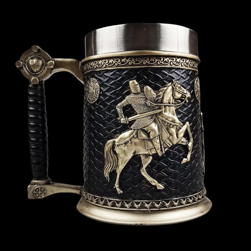 WorldNorse Medieval Viking Warrior Beer Tankard Mug