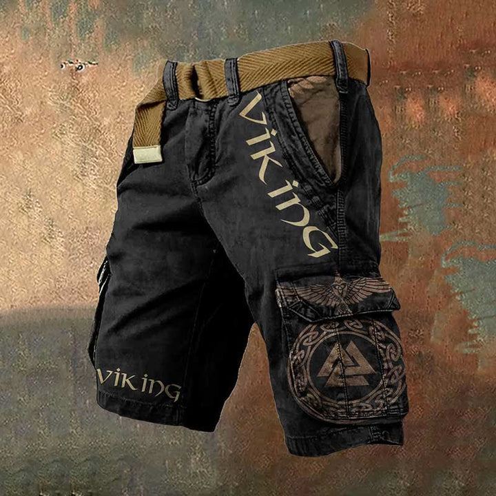 WorldNorse Viking Valknut Celtic Knot Cargo Shorts - US/UK/AU50,EU60 (5XL) - image 1