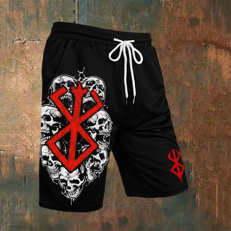 WorldNorse Viking Rune Casual Shorts