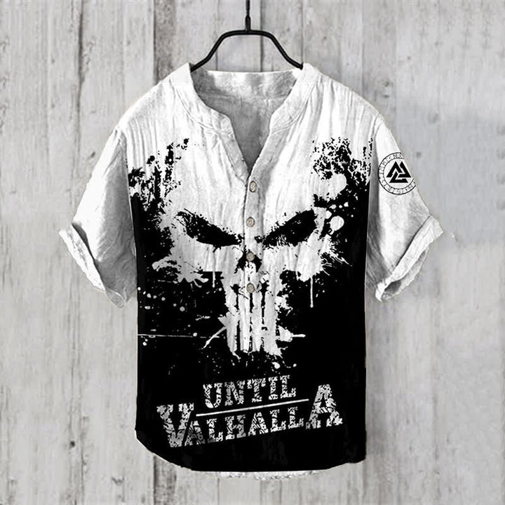 WorldNorse Viking Valknut Rune Until Valhalla Casual Shirt - US/UK/AU50,EU60 (5XL) - image 1