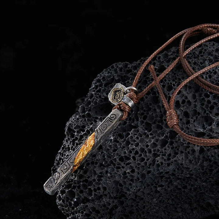 WorldNorse Flowing Fire Gold Inlay Adjustable Bracelet / Ring / Necklace