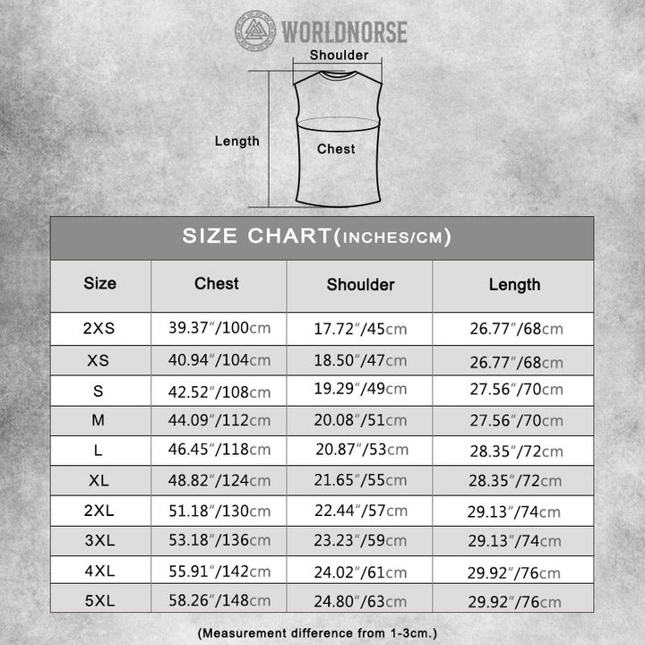 WorldNorse Valknut Helm of Awe Vegvisir Vest