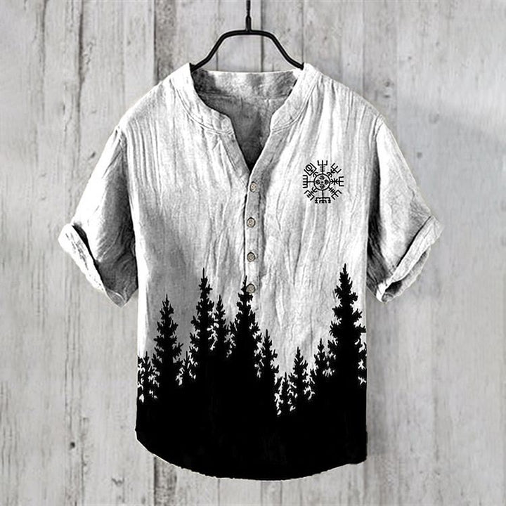 WorldNorse Vegvisir Forest Casual Shirt - US/UK/AU50,EU60 (5XL) - image 1