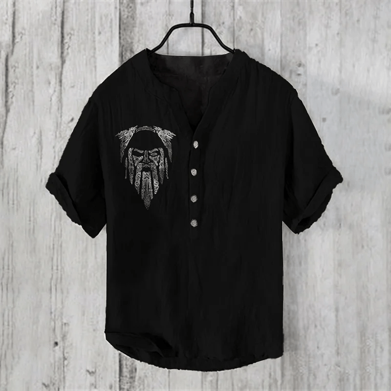 WorldNorse Viking Ragnar Lothbrok Warrior Casual Shirt - US/UK/AU50,EU60 (5XL) - image 1