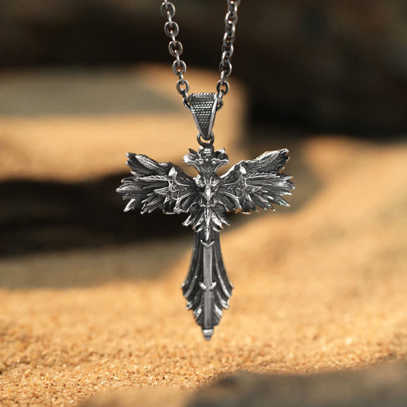WorldNorse 925 Sterling Silver Raven Necklace