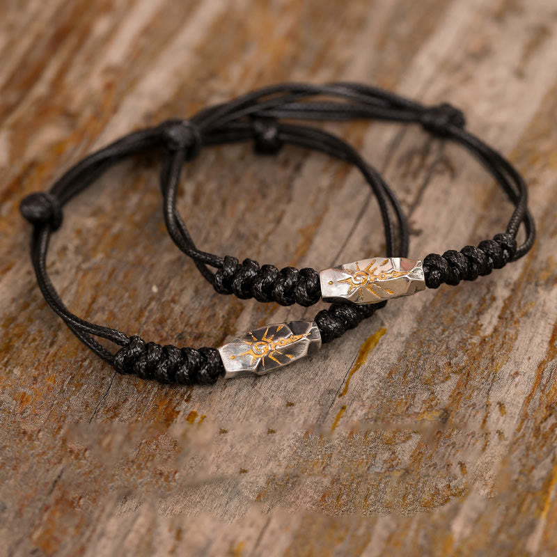 WorldNorse 925 Sterling Silver Wishing Stone Bracelet