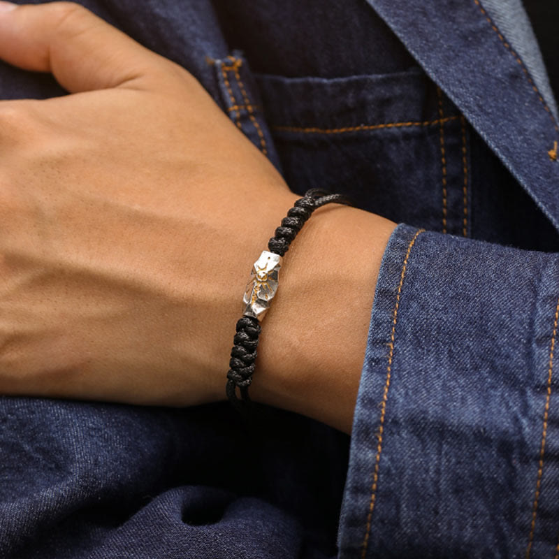 WorldNorse 925 Sterling Silver Wishing Stone Bracelet