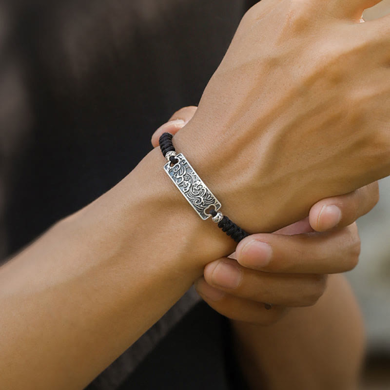 WorldNorse 925 Sterling Silver Waves Bracelet