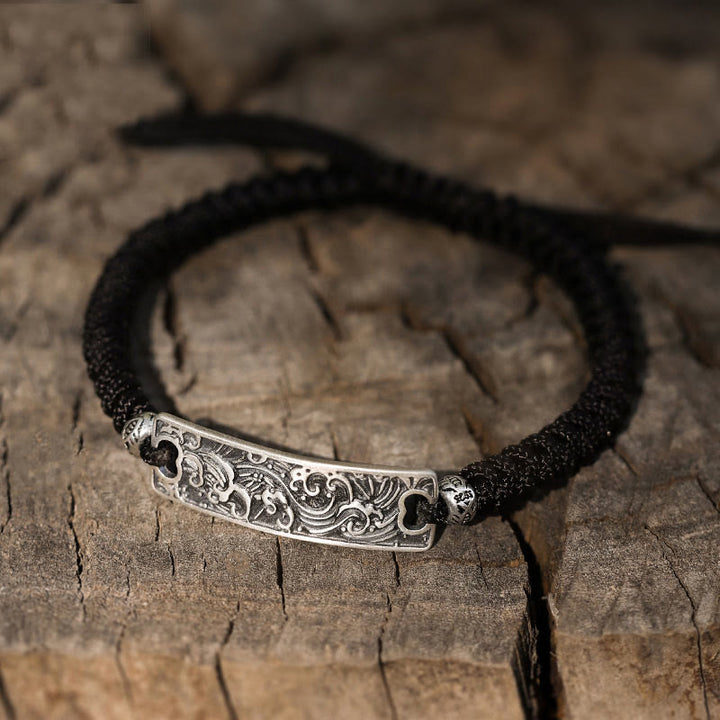 WorldNorse 925 Sterling Silver Waves Bracelet