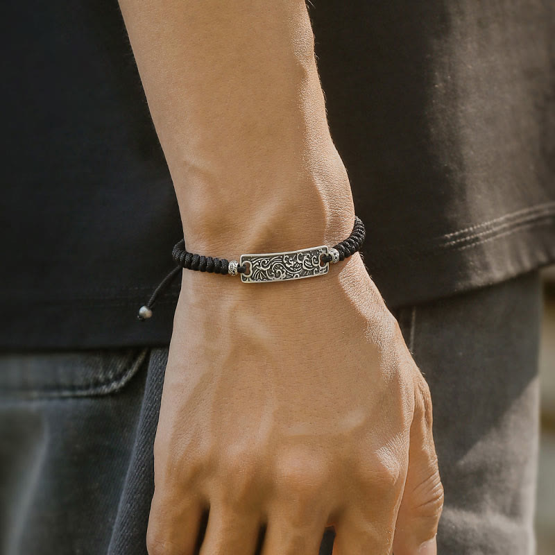 WorldNorse 925 Sterling Silver Waves Bracelet