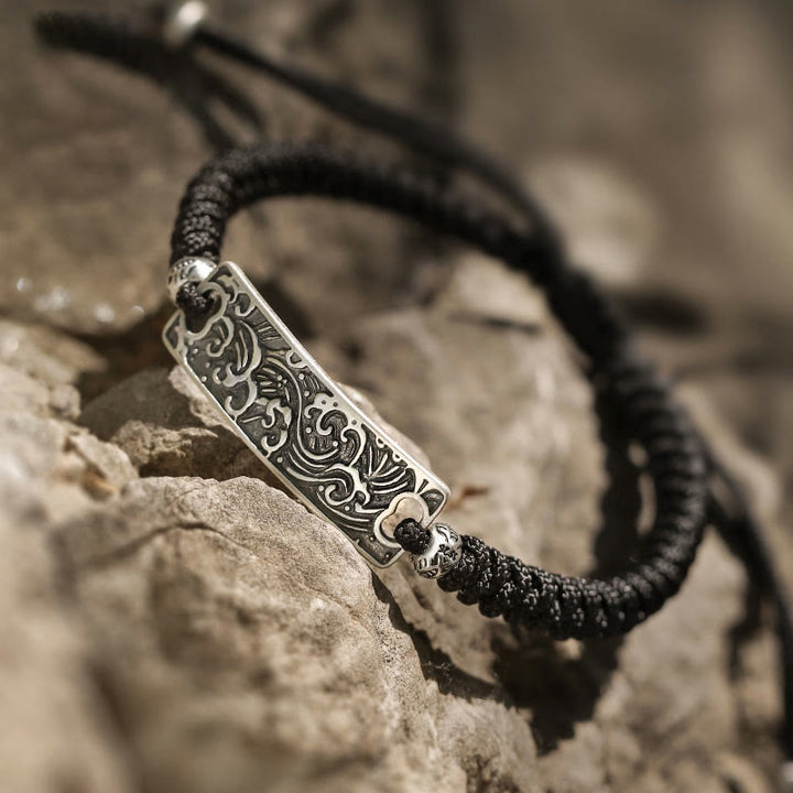 WorldNorse 925 Sterling Silver Waves Bracelet