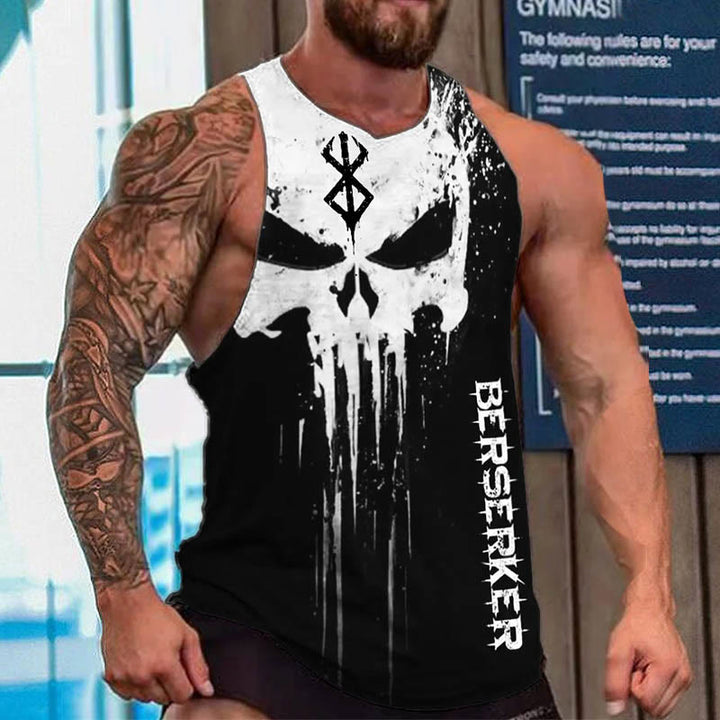 WorldNorse Runes Berserker Skull Vest