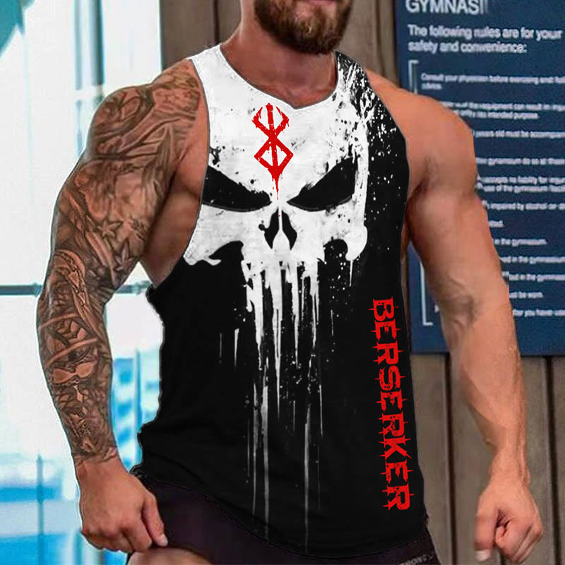 WorldNorse Runes Berserker Skull Vest