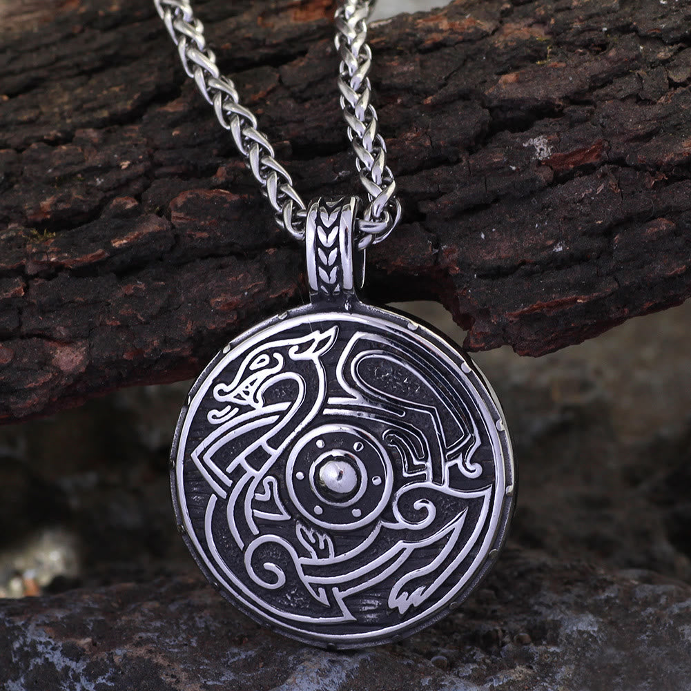 WorldNorse Vintage Style Norse Dragon Necklace