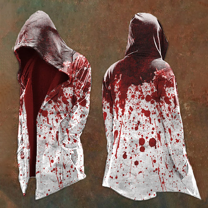 WorldNorse Bloodstained Splatters Printed Hooded Jacket - US/UK/AU48,EU58 (4XL) - image 1