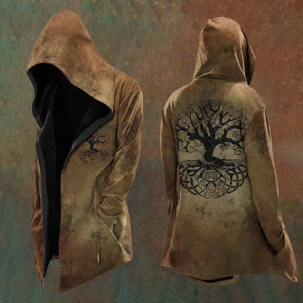 WorldNorse Yggdrasil Totem Art Hooded Jacket - US/UK/AU48,EU58 (4XL) - image 0