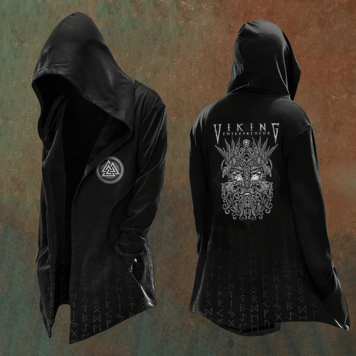WorldNorse Viking Warrior Valknut Totem Hooded Jacket - US/UK/AU48,EU58 (4XL) - image 0