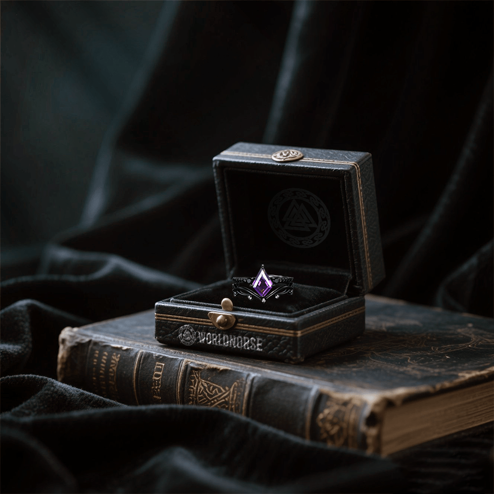 WorldNorse Norse Midnight Magic Ring Set - image 5