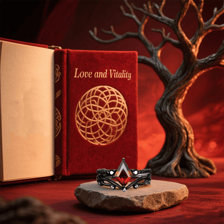 WorldNorse Norse Midnight Magic Ring Set - image 10