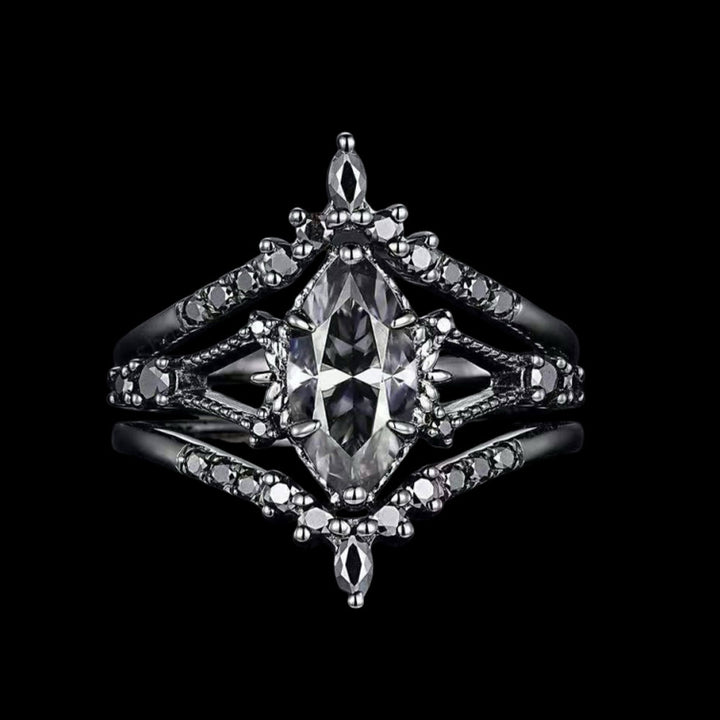 WorldNorse Shadow Light Queen Of Asgard Ring - US 11 - image 1