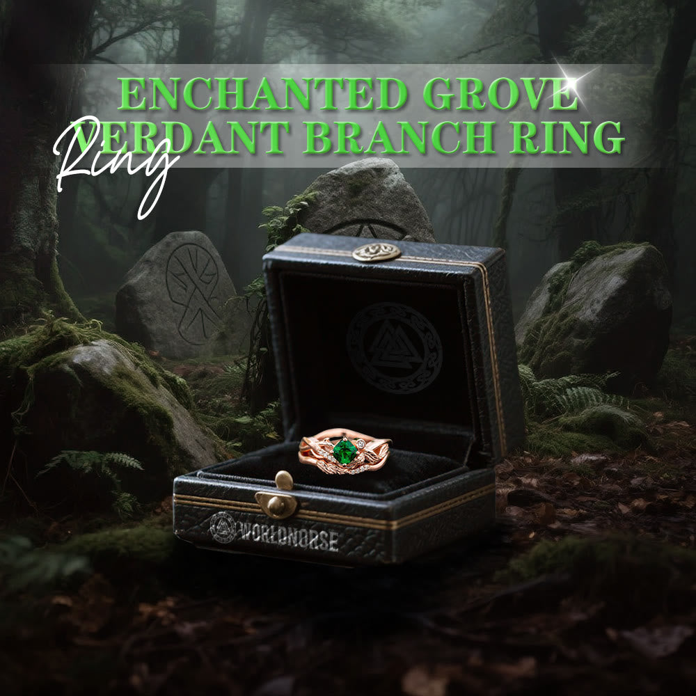 WorldNorse Enchanted Grove Verdant Branch Ring - image 2