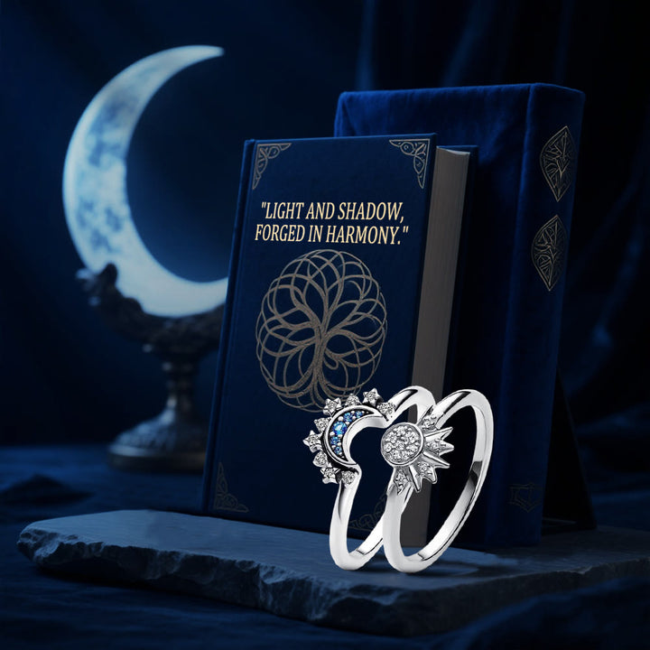 WorldNorse Máni Sun & Moon Ring Set - image 8