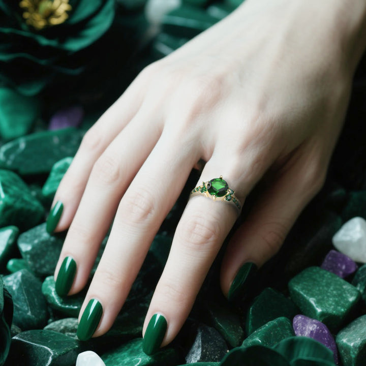 WorldNorse Midnight Blossom of Freyja Ring - image 10