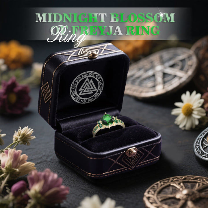 WorldNorse Midnight Blossom of Freyja Ring - image 11