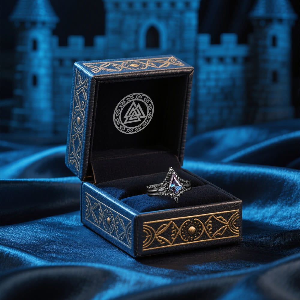 WorldNorse Black Twilight Crown Ring - image 4