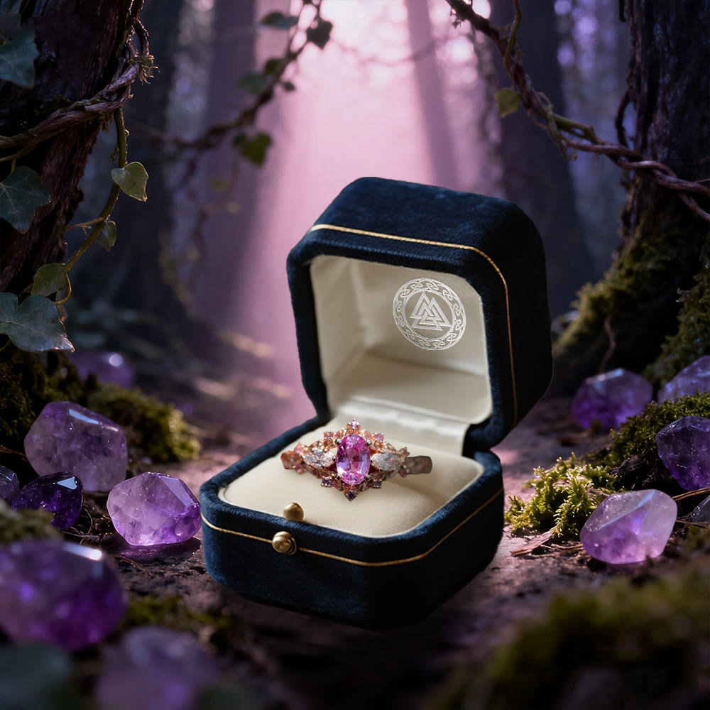 WorldNorse Dawn Leaf Zircon Branch Ring - image 4