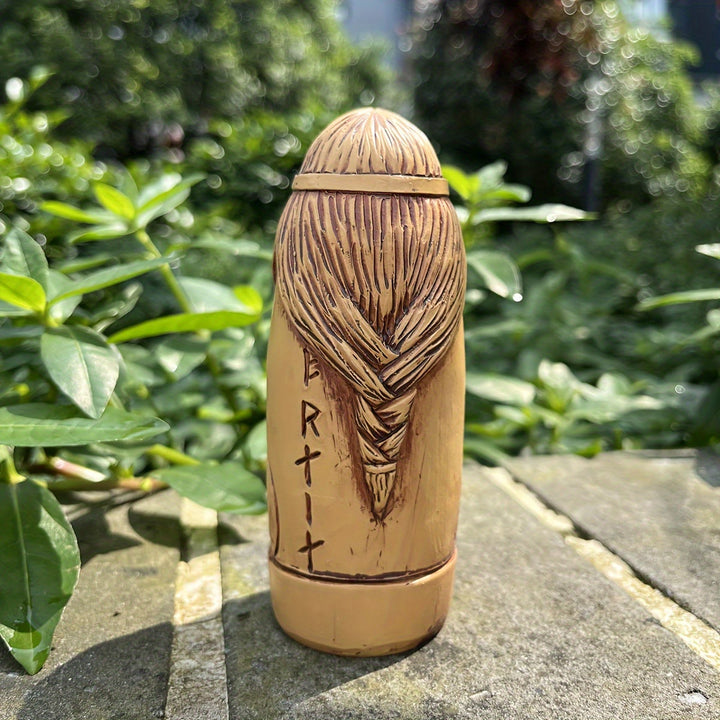 WorldNorse Braided Hair Animal Embrace Statue Decoration - image 4