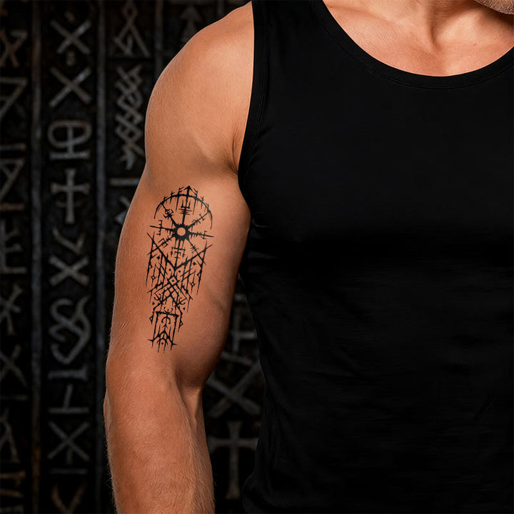 WorldNorse Thorn Sigil Monolith Waterproof Tattoo Stickers - image 1