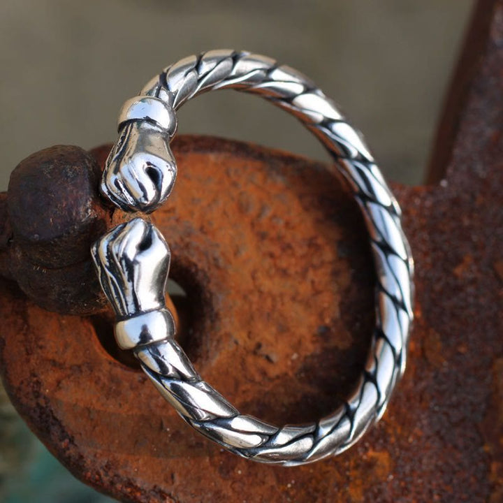 WorldNorse Power In The Hand Double Fist Vintage Bracelet