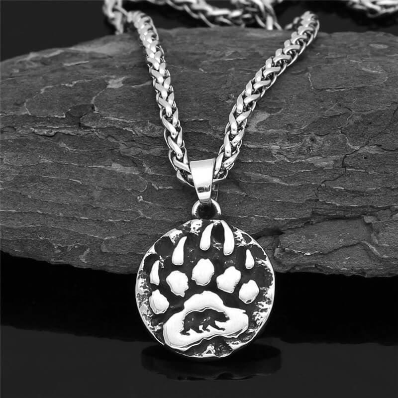 WorldNorse Viking Bear Claw Attitude Necklace
