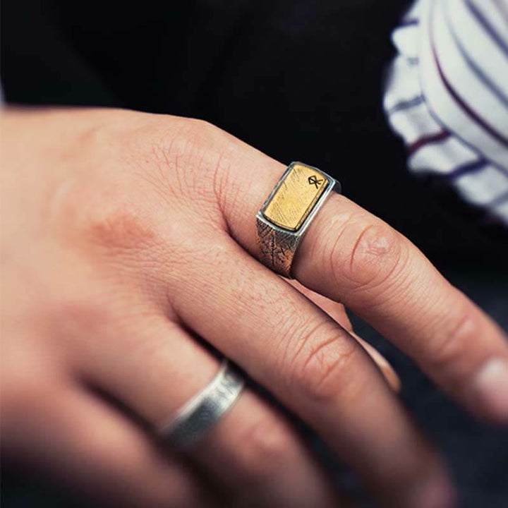 WorldNorse 925 Sterling Silver Blessings Of The Runes Ring