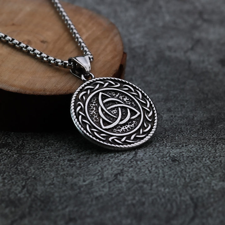 WorldNorse Viking Rune With Celtic Triquetra Trinity Necklace
