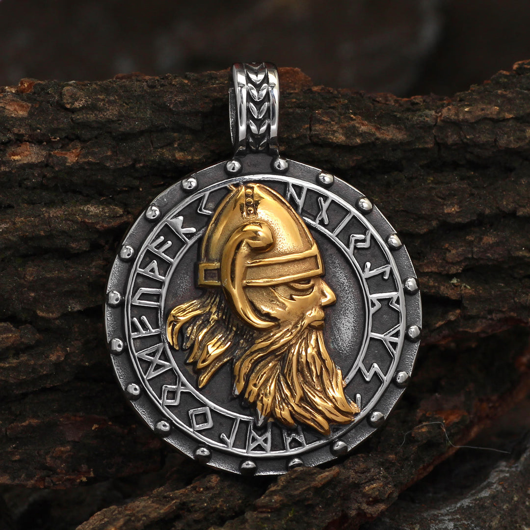 WorldNorse Viking Warrior Odin Rune Necklace