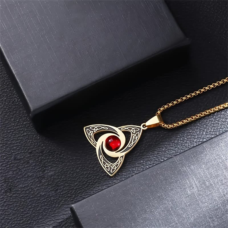 WorldNorse Enchanted Triquetra Celtic Knot Amulet Necklace
