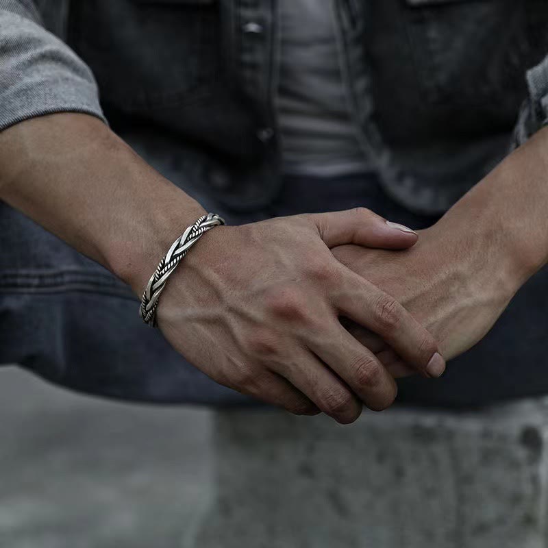 WorldNorse Viking Retro Celtic Knot Twist Bracelet