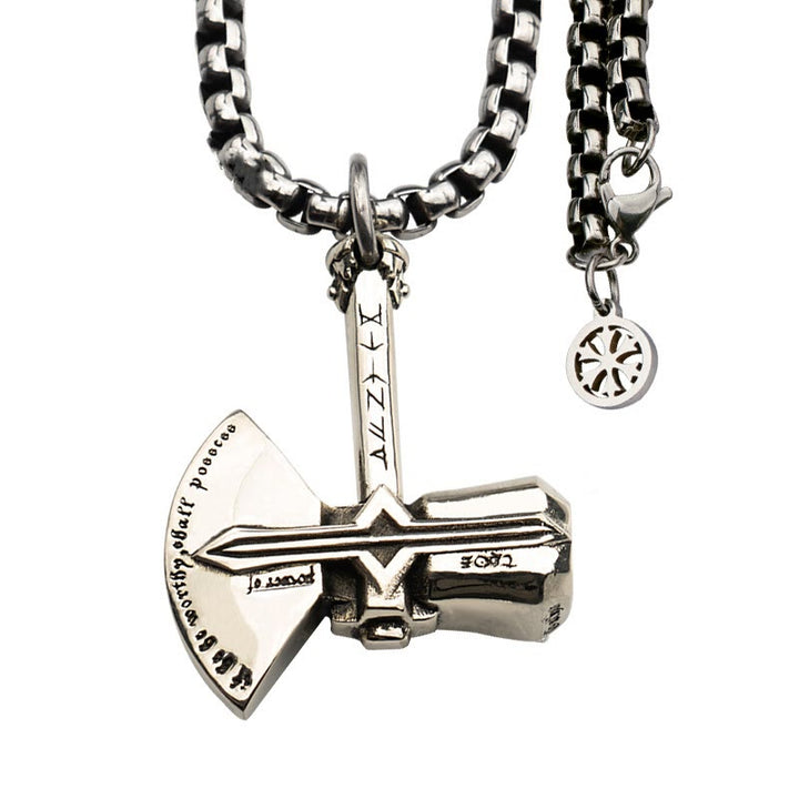 WorldNorse Thor's Axe Stormbreaker Necklace