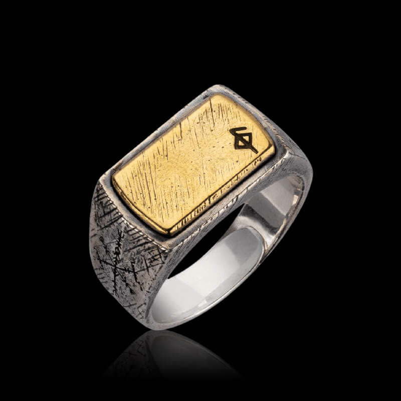 WorldNorse 925 Sterling Silver Blessings Of The Runes Ring