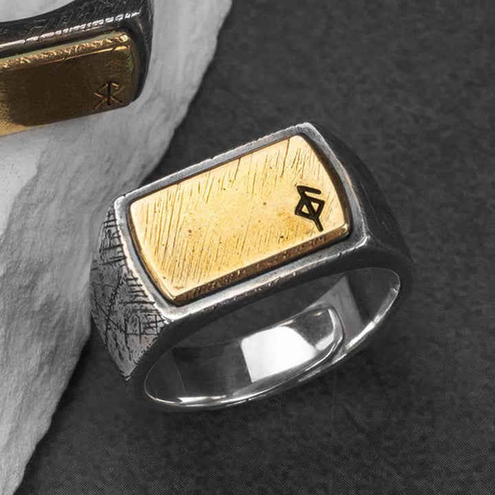 WorldNorse 925 Sterling Silver Blessings Of The Runes Ring