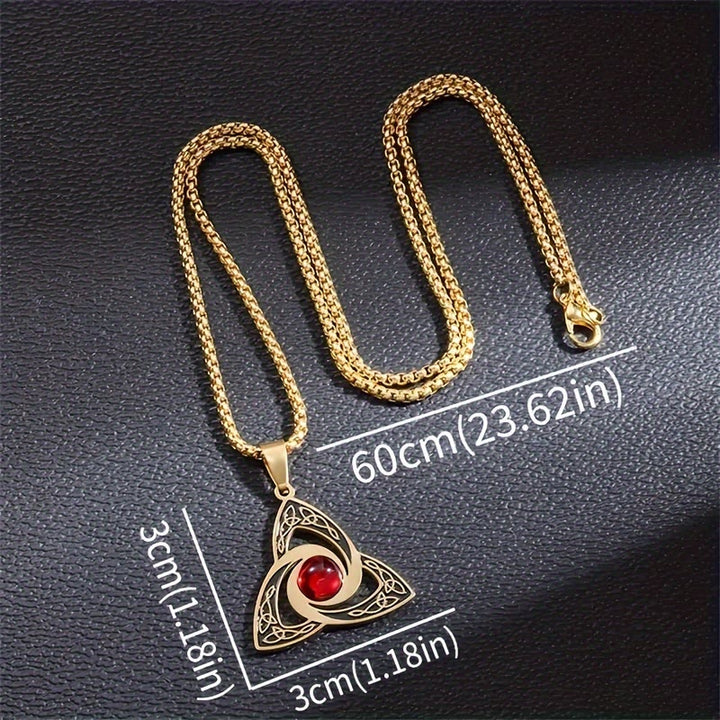 WorldNorse Enchanted Triquetra Celtic Knot Amulet Necklace